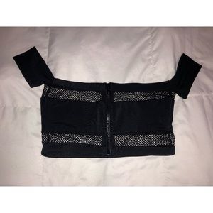 off the shoulder bikini top